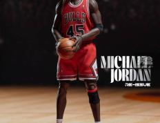 ENTERBAY 迈克尔乔丹 MJ 芝加哥公牛队 45号 1/6可动人偶 NBA