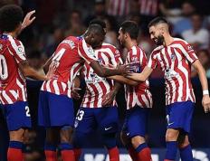 西班牙足球甲级联赛 奥萨苏纳对阵马德里竞技（Atletico Madrid） 