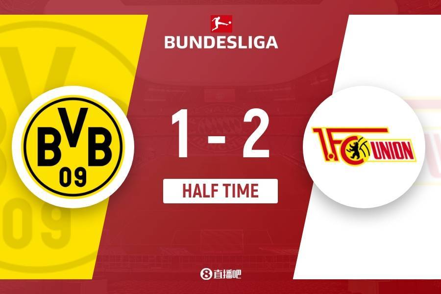 半场-菲尔克鲁格破门胡梅尔斯送点 多特蒙德 （Borussia Dortmund）1-2落后柏林联合