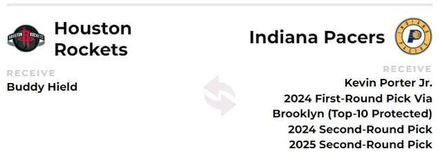 斯通再出手！火箭印第安纳步行者商讨4换1交易，顶级神射手空降休斯敦