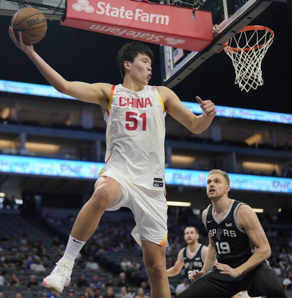 NBA夏季联赛加州经典赛：中国队不敌马刺队