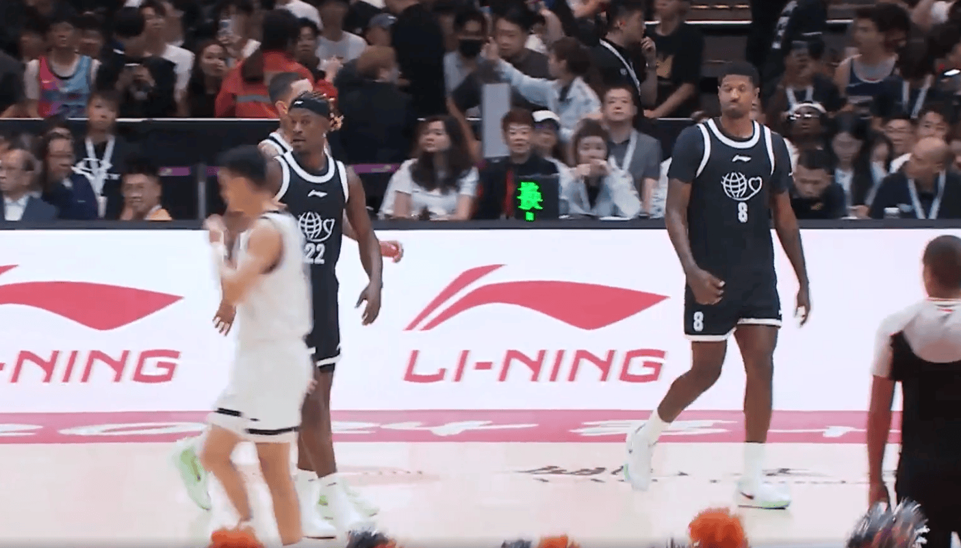 CBA巨星们被NBA巨星打爆，对方态度真好，可惜中国男篮大牌不领情