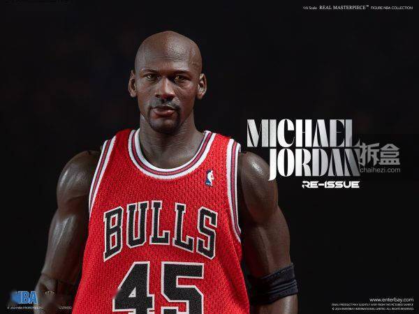 ENTERBAY 迈克尔乔丹 MJ 芝加哥公牛队 45号 1/6可动人偶 NBA