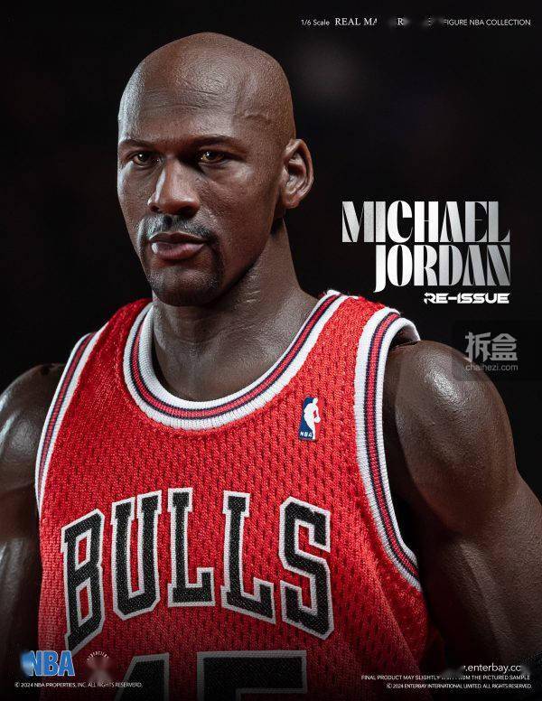 ENTERBAY 迈克尔乔丹 MJ 芝加哥公牛队 45号 1/6可动人偶 NBA